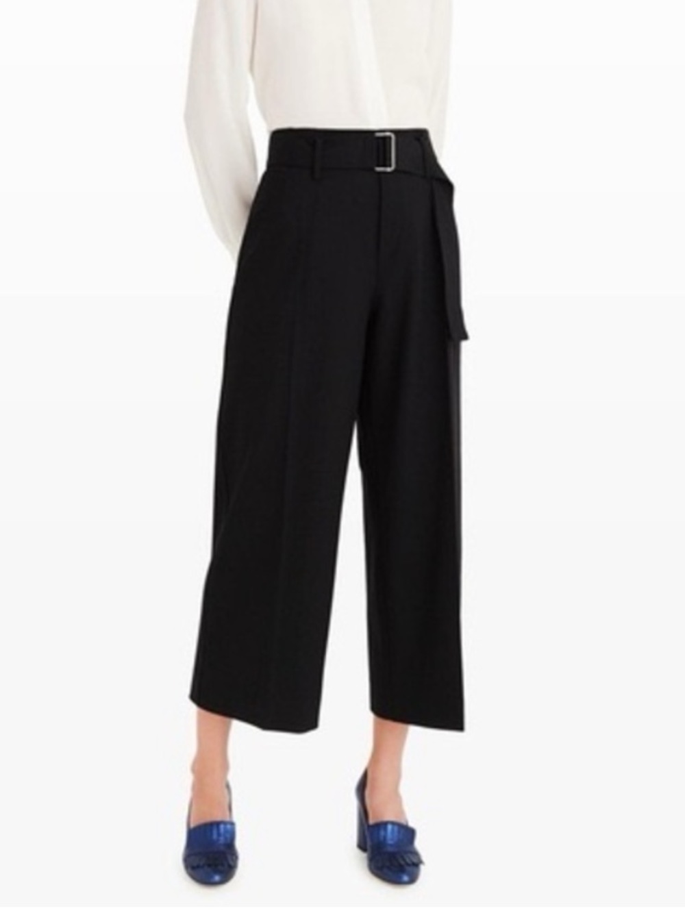 Club Monaco Christobelle Wide Leg Pants in Black